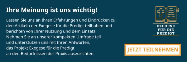 Umfrage zu Exegese für die Predigt